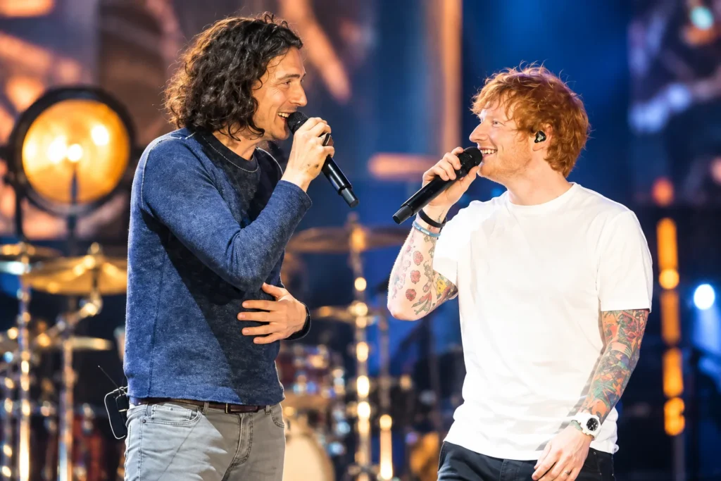 Sean Connolly and Ed Sheeran